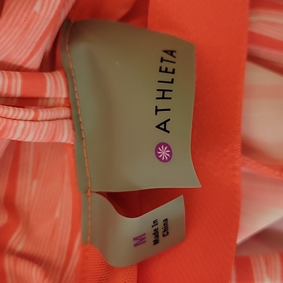 Athleta Ariel Venice strappy racerback swim UPF 50 dress w bra womens size M - Picture 9 of 12